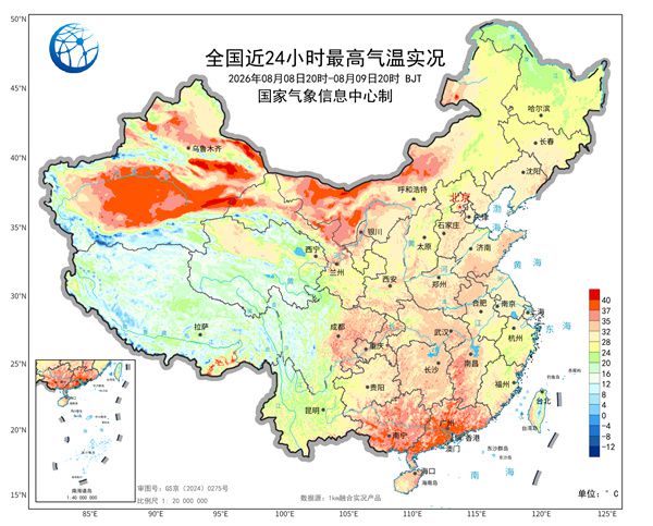 江南到东北陆续降温热意缓解 华南新疆四川盆地高温顽固暑热强盛