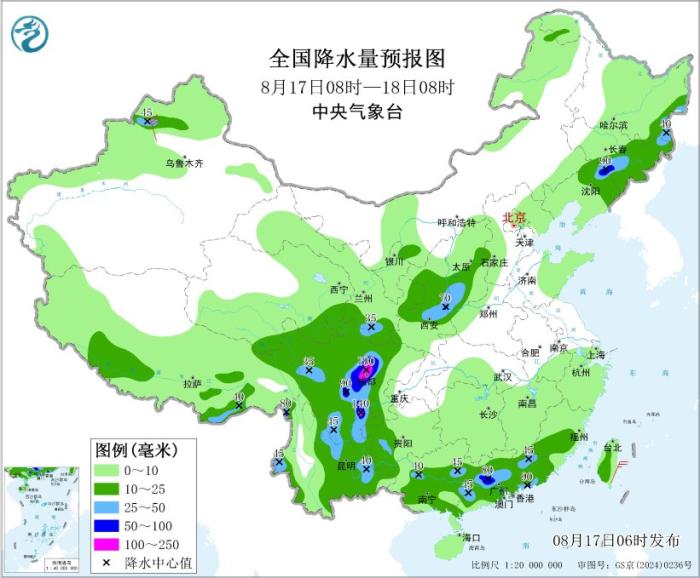 四川云南辽宁黑龙江等地有强降雨