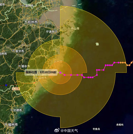 台风登陆浙江