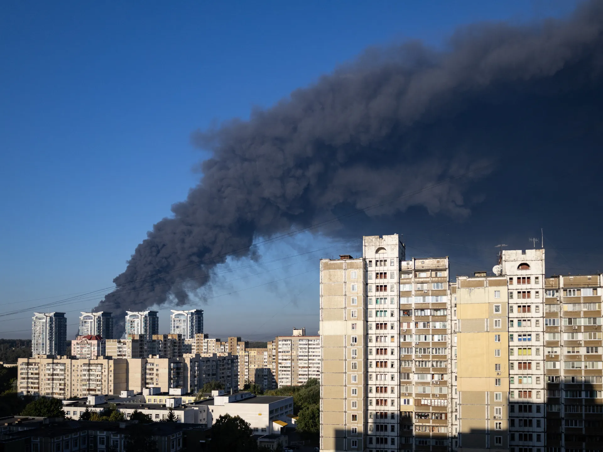 Russian attack on warehouse near Ukraine’s Kyiv kills at least 27