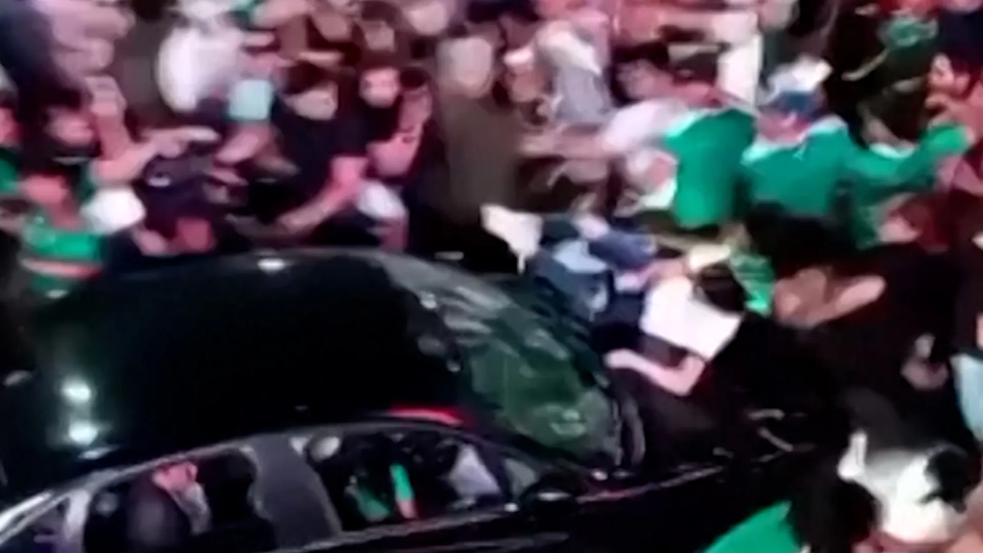 Driver plows through Mexico World Cup crowd