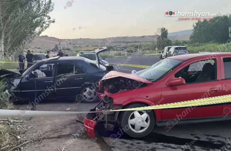 Լանջազատ գյուղում բшխվել են «Opel»-ը և «Mercedes»-ը․ 9 վիրшվորներից 2-ը անչափահասներ են