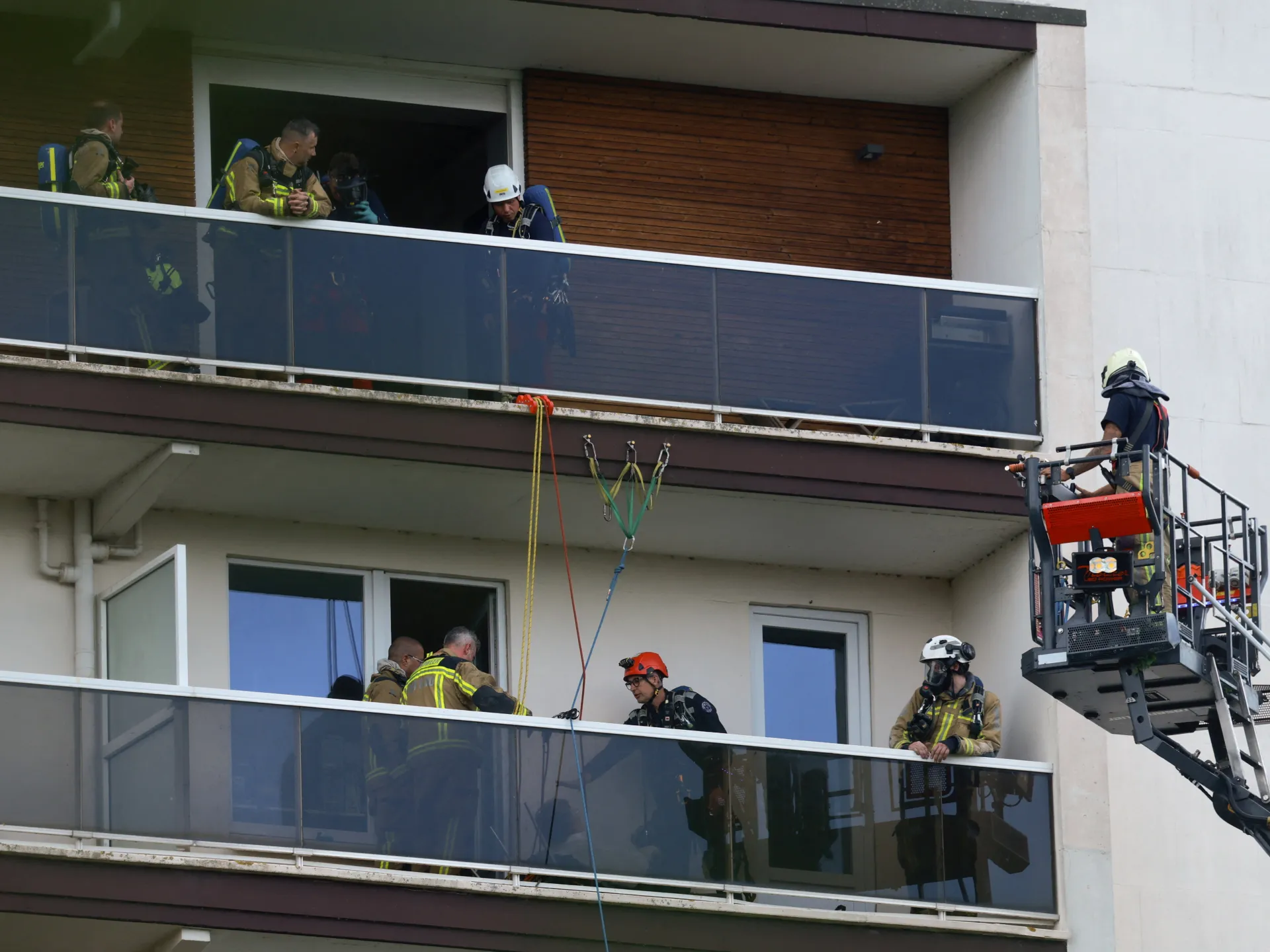 Several people killed in fire at apartment block in Belgium’s Antwerp