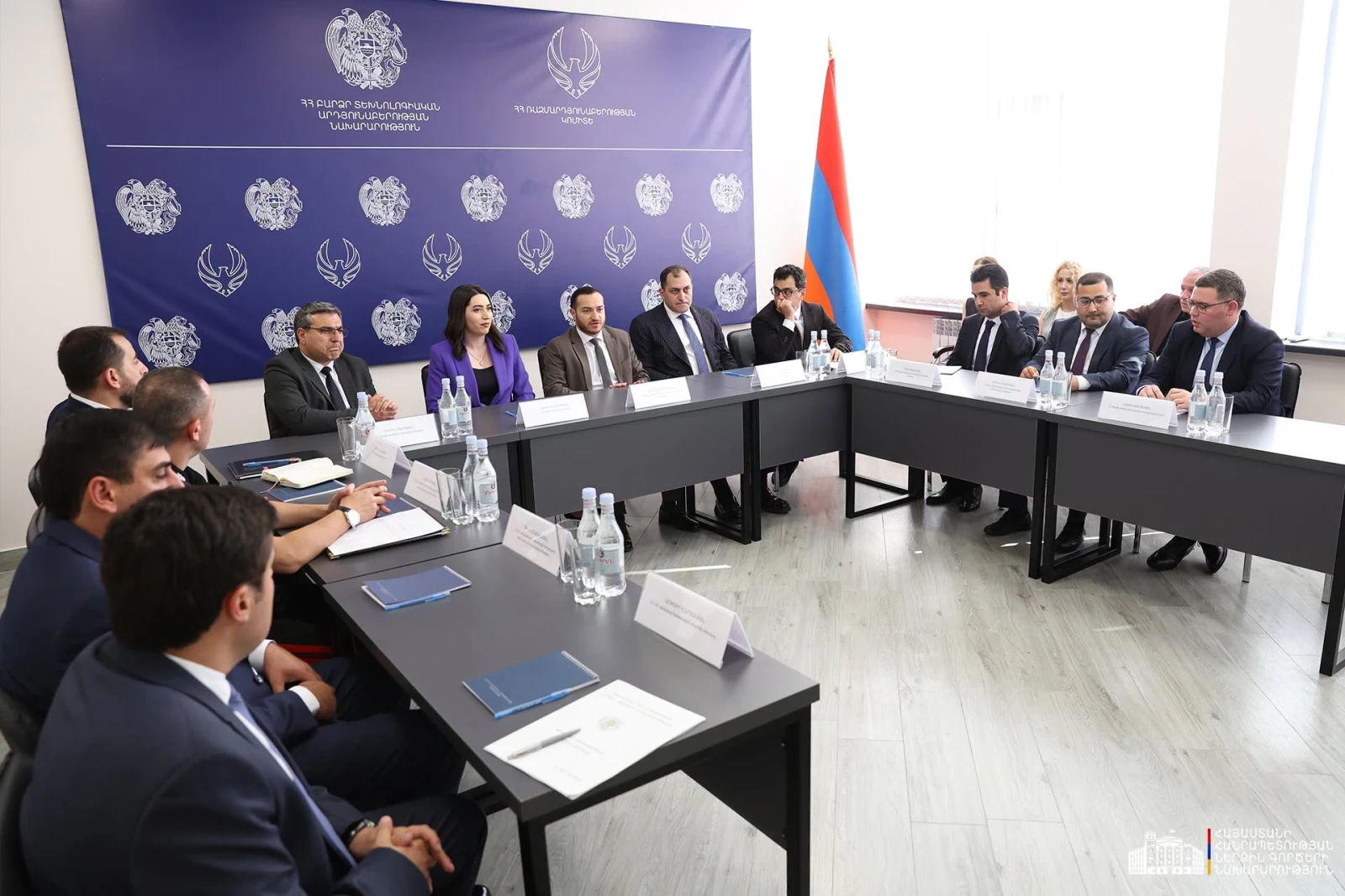 Արփինե Սարգսյանը և Մխիթար Հայրապետյանը քննարկել են հայրենական տեխնոլոգիական լուծումների ներդրման հնարավորությունները ՆԳՆ համակարգում