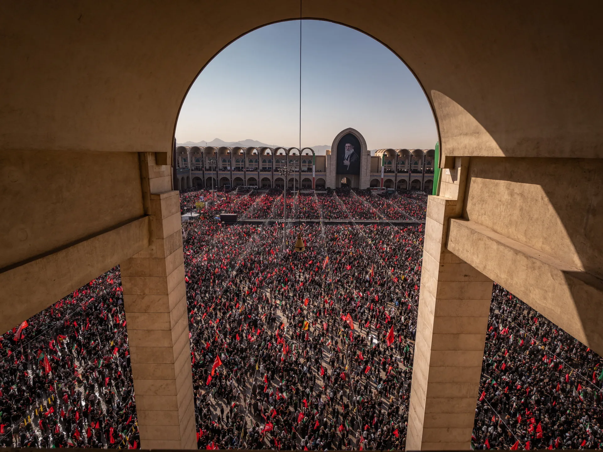 Millions attend funeral prayers for Iran’s Khamenei and family