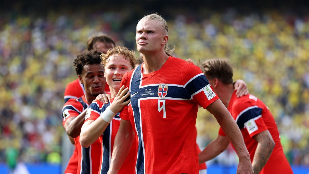 Haaland brings the thunder, strikes down Brazil as...