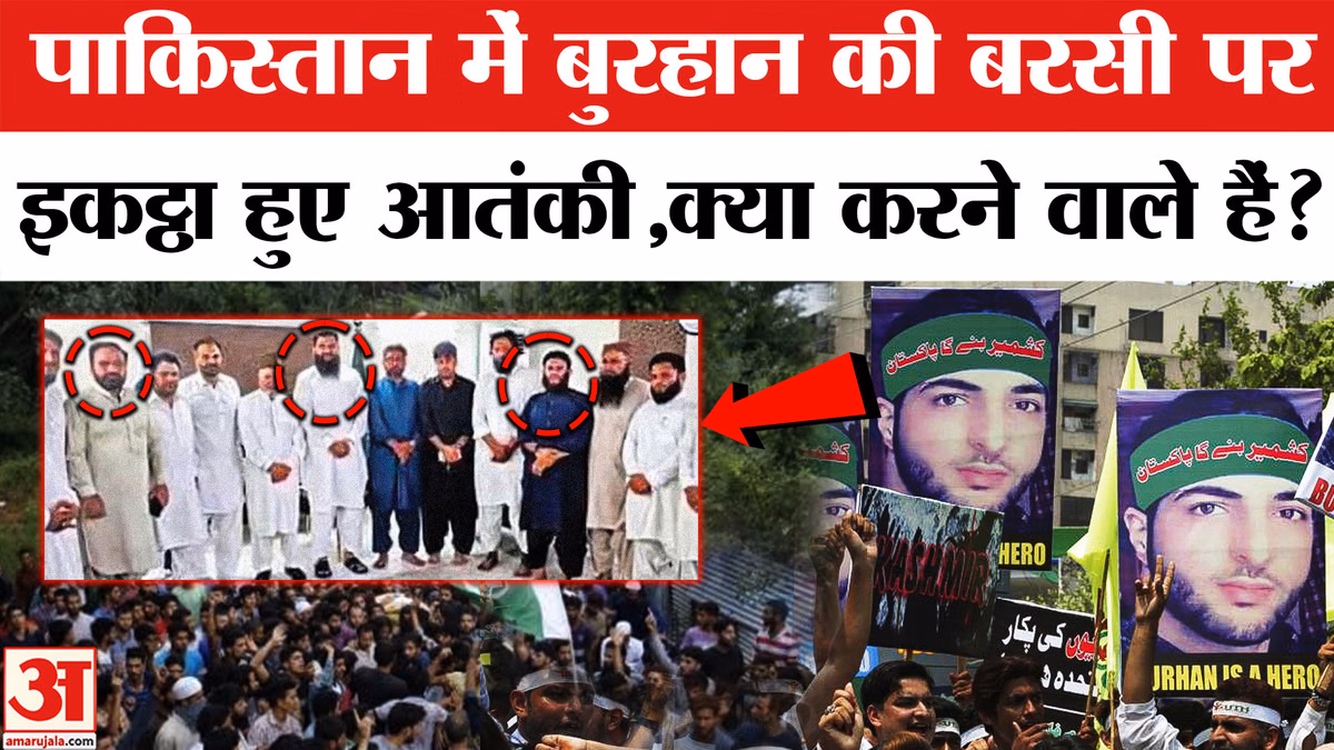 पाकिस्तान में बुरहान की बरसी पर इकट्ठा हुए आतंकी, क्या करने वाले हैं?