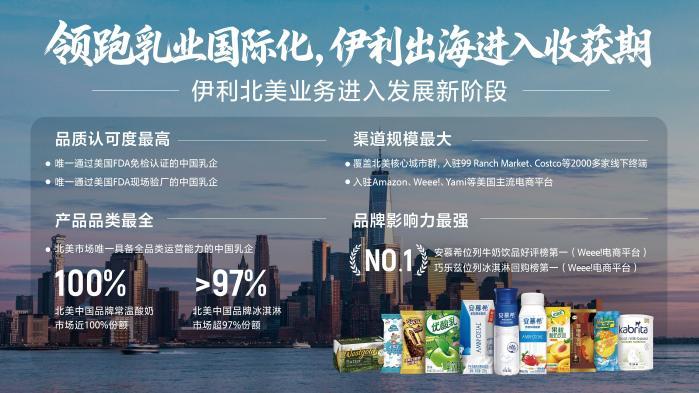伊利北美市场布局持续深化，国际化战略进入收获期