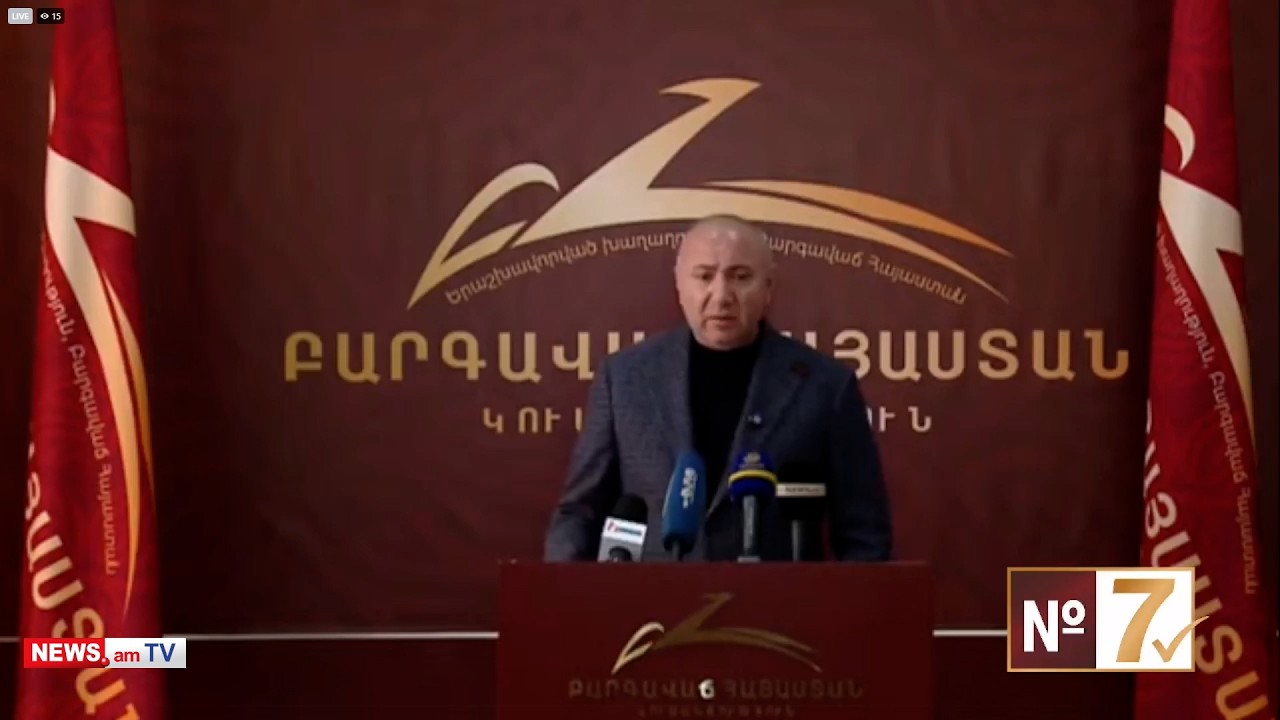 Նիկոլ Փաշինյանը վախեցած է եւ այդ պատճառով ճղճղում է, գոռգոռում, կանանց քաշքշում. Թեւանյան