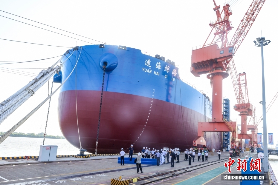 中远海运32.5万吨甲醇双燃料VLOC（超大型矿砂船）即将完工