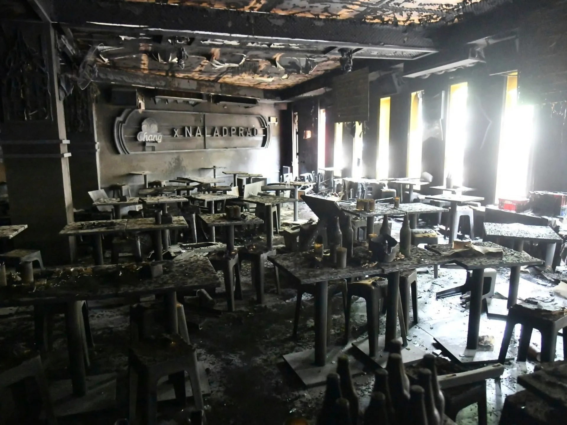 Locked exits, burning decor: inside Bangkok’s deadly pub fire