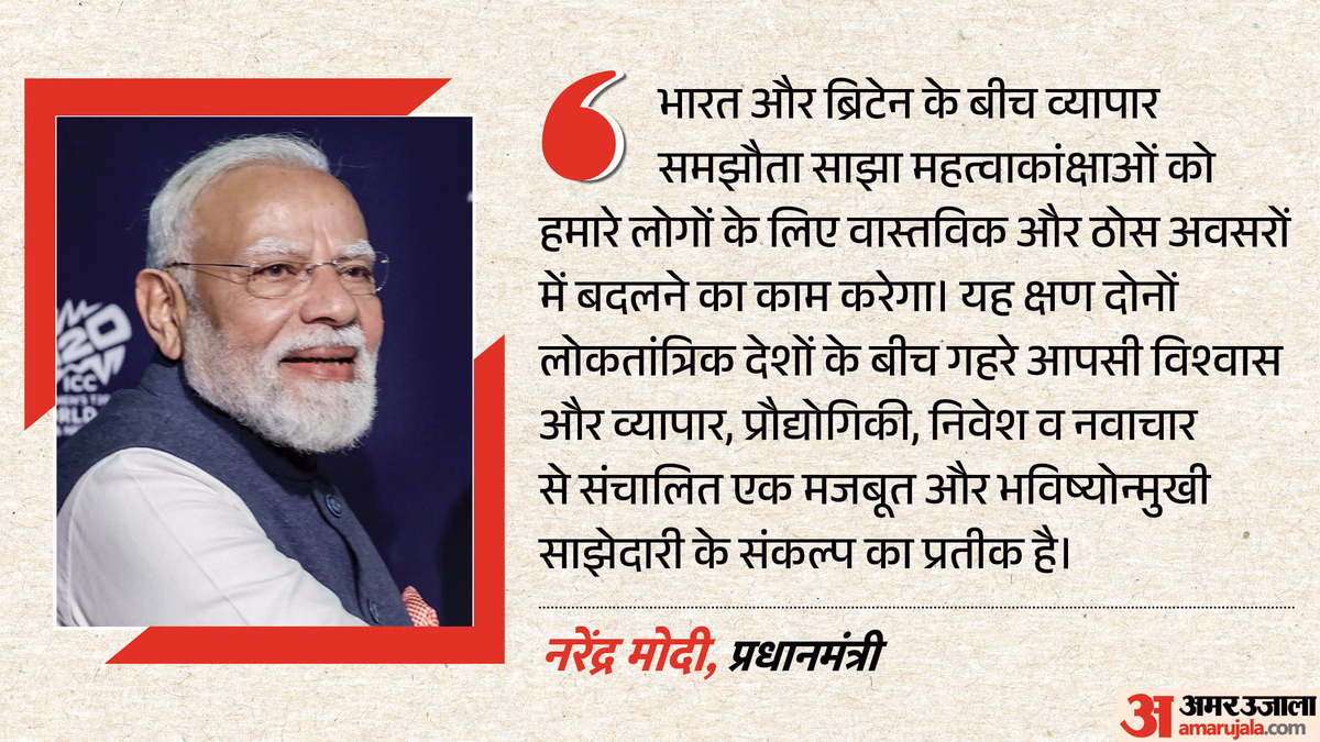 India UK Ties: 'भारत और ब्रिटेन के आर्थिक संबंधों को नई ऊंचाई पर ले जाएगा सीईटीए', समझौते पर बोले प्रधानमंत्री