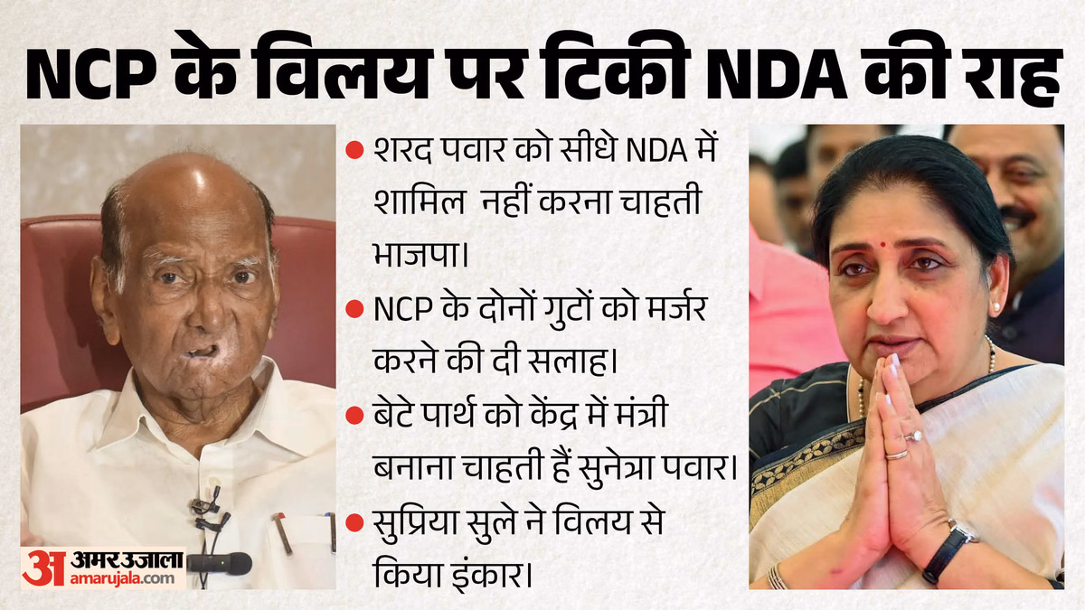 Maharashtra Politics: क्या फिर एक होगी NCP? शरद पवार की NDA में एंट्री पर BJP ने साफ किया रोडमैप, रखी ये शर्त