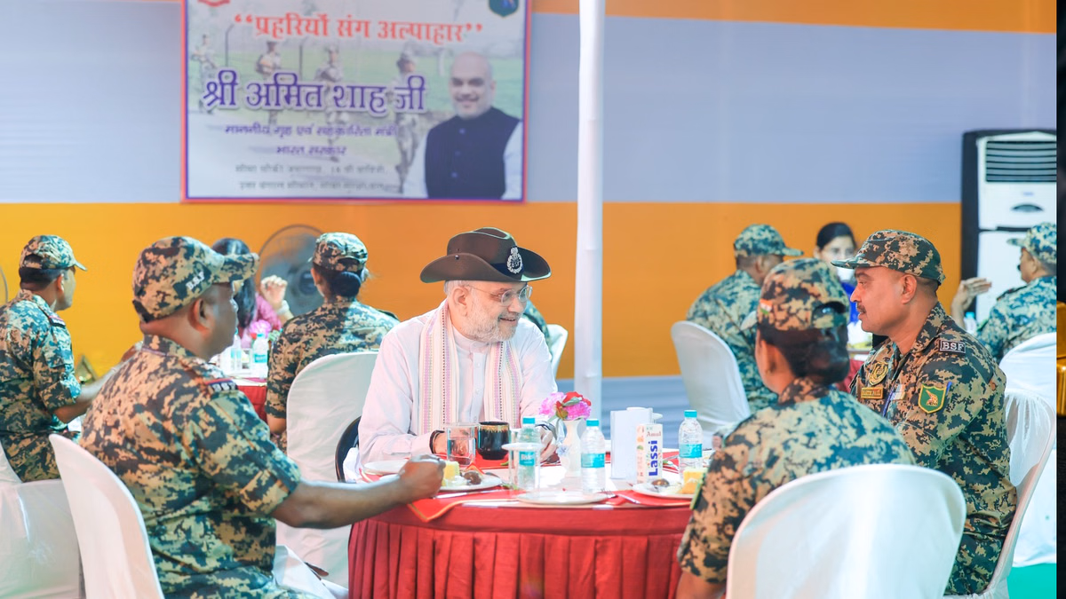 BSF: बॉर्डर आउटपोस्ट पर अमित शाह बोले- जवानों और उनके परिजनों का कल्याण मोदी सरकार की सर्वोच्च प्राथमिकता