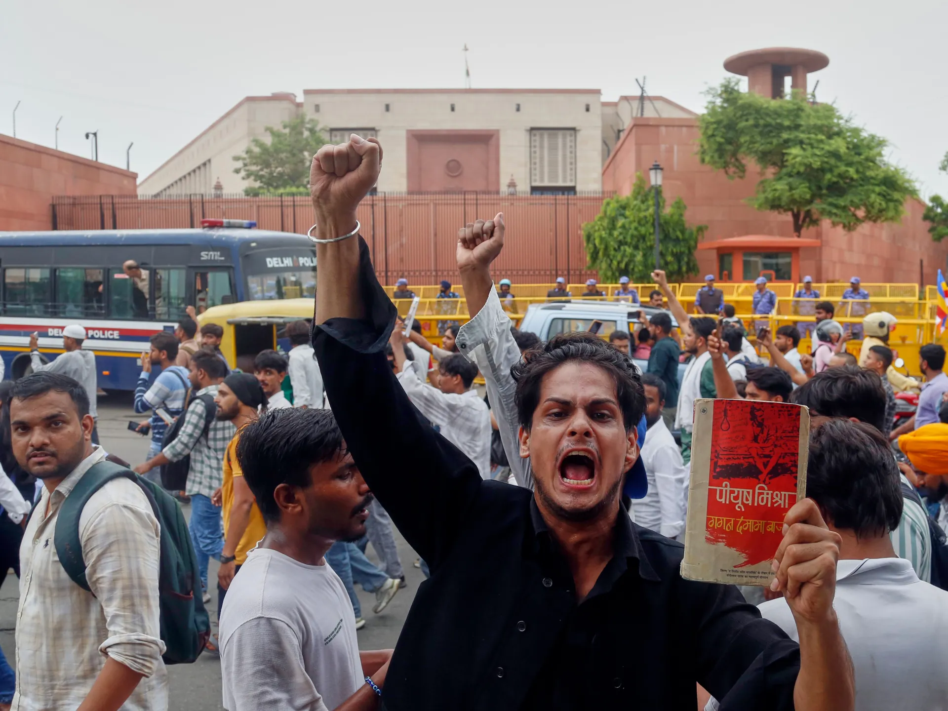 ‘Now or never’: Students defy Delhi lockdown to march on India’s parliament