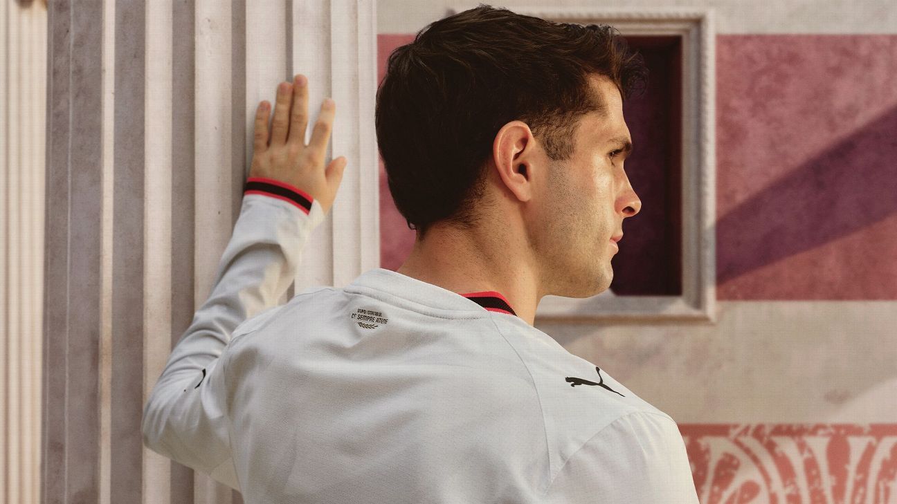 Pulisic unveils AC Milan 2026-27 away kit inspired...