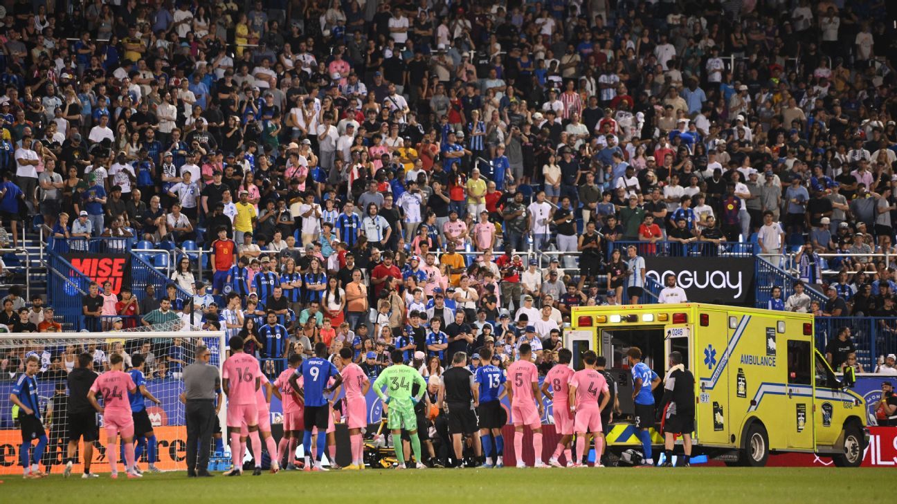 Inter Miami's Berterame okay after head collision