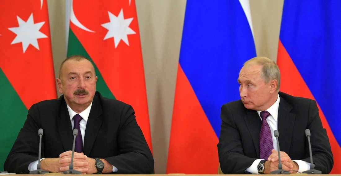 Russia’s Putin tells Azerbaijan’s Aliyev that Moscow attaches great importance to friendly, allied relations with Baku