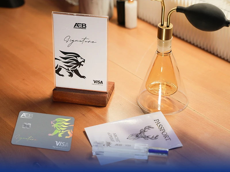 Հայէկոնոմբանկի նոր Visa Signature Business քարտը` բիզնեսի վստահելի ուղեկից